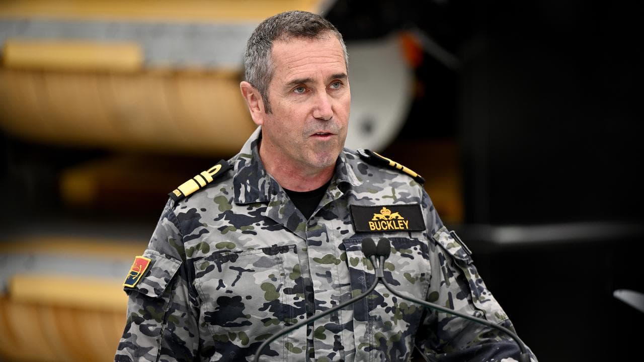 Royal Australian Navy (RAN) Chief of Navy Vice Admiral Matthew Buckley