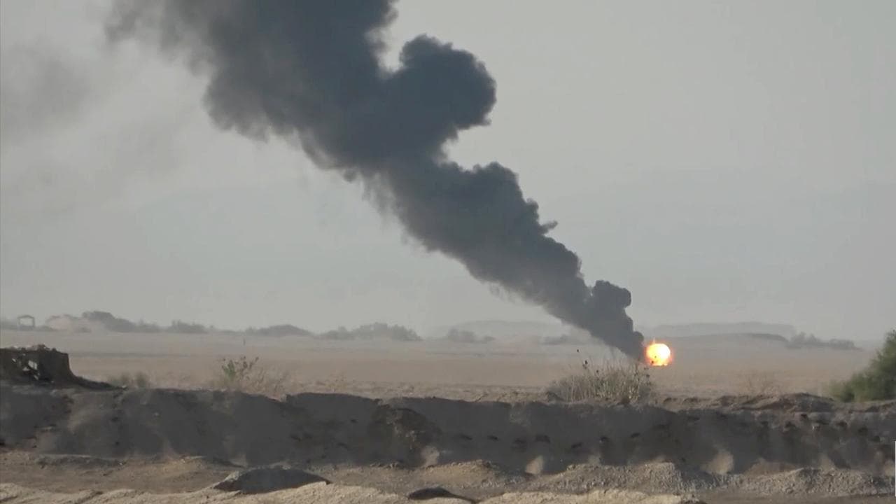 Houthi forces video