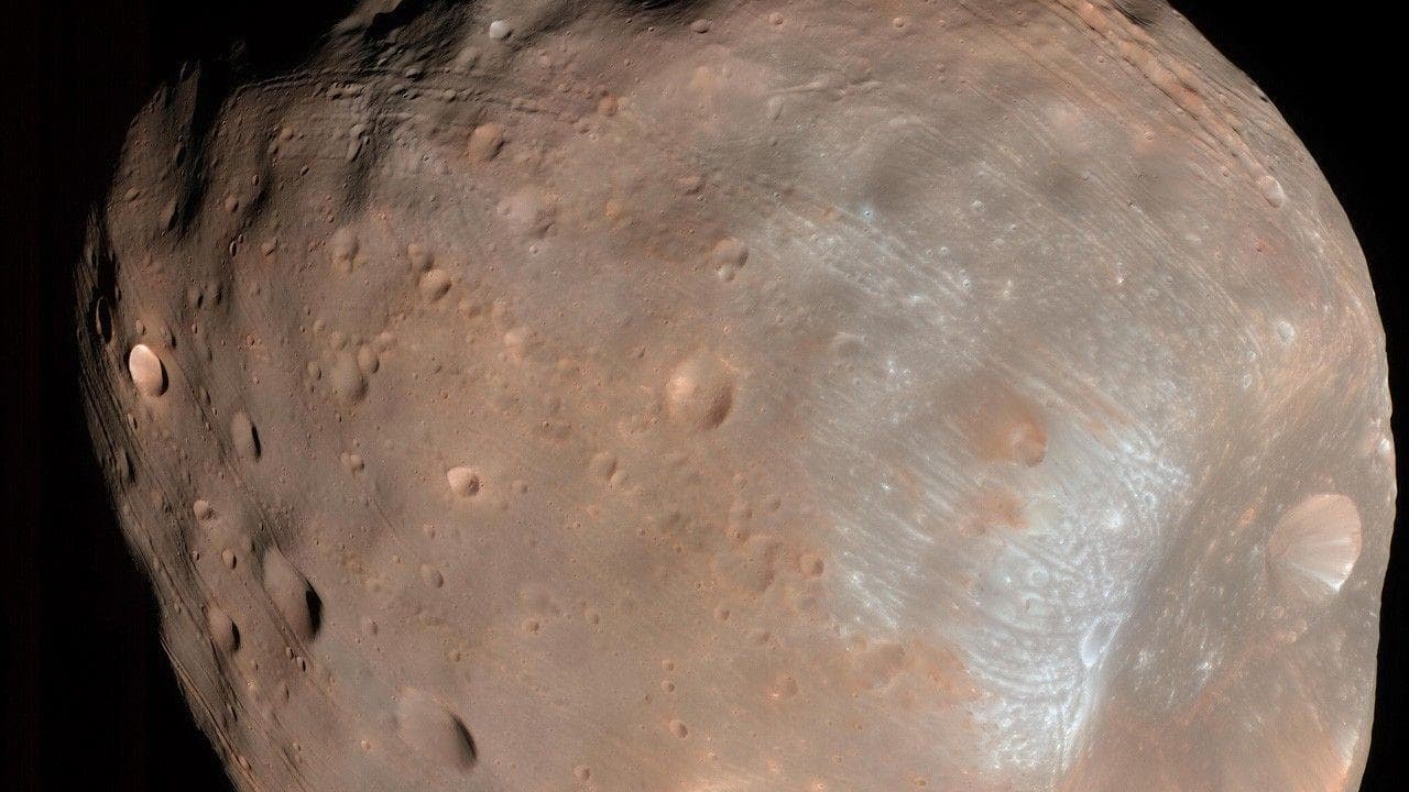 Phobos, one of Mars' moons