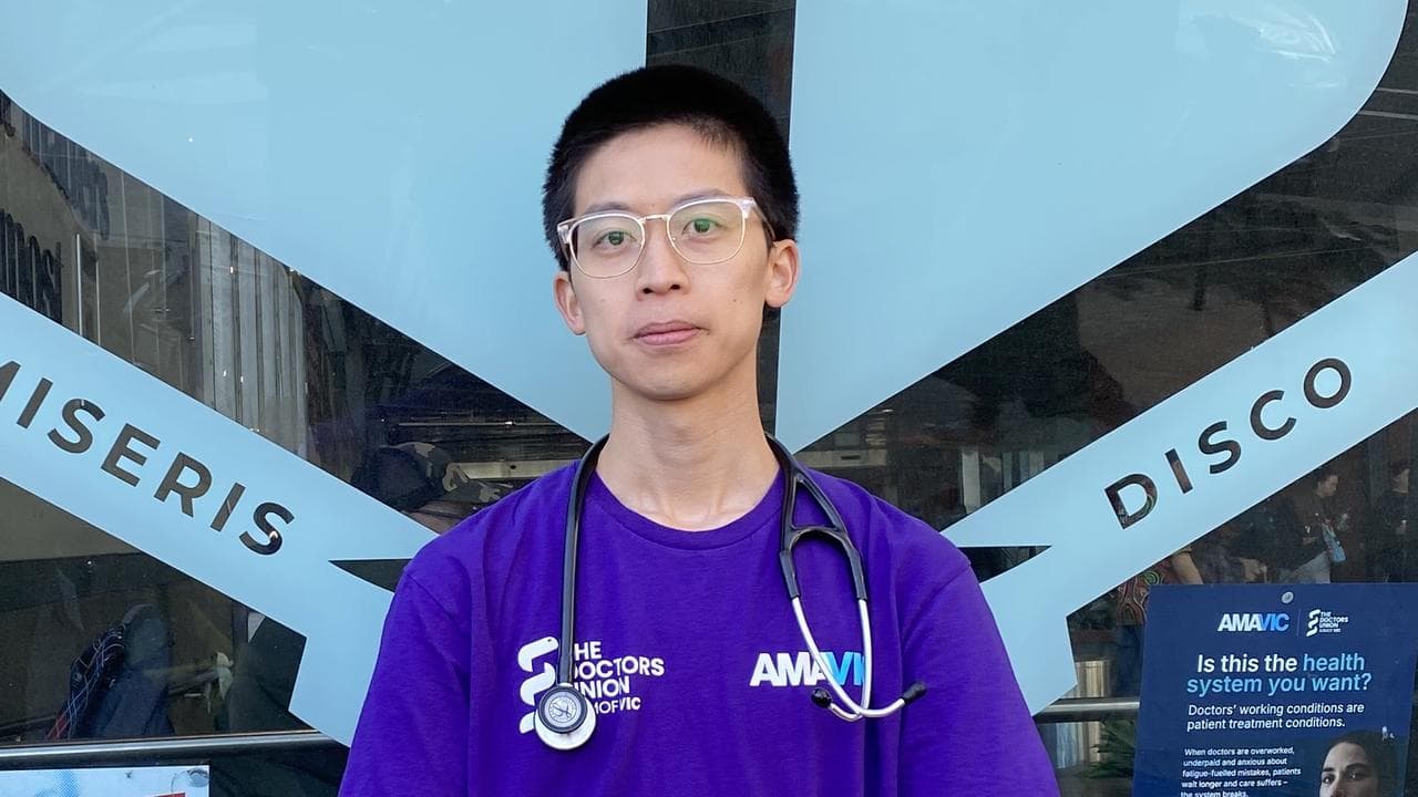 Victorian doctor's union secretary and paediatrician Kevin Shi