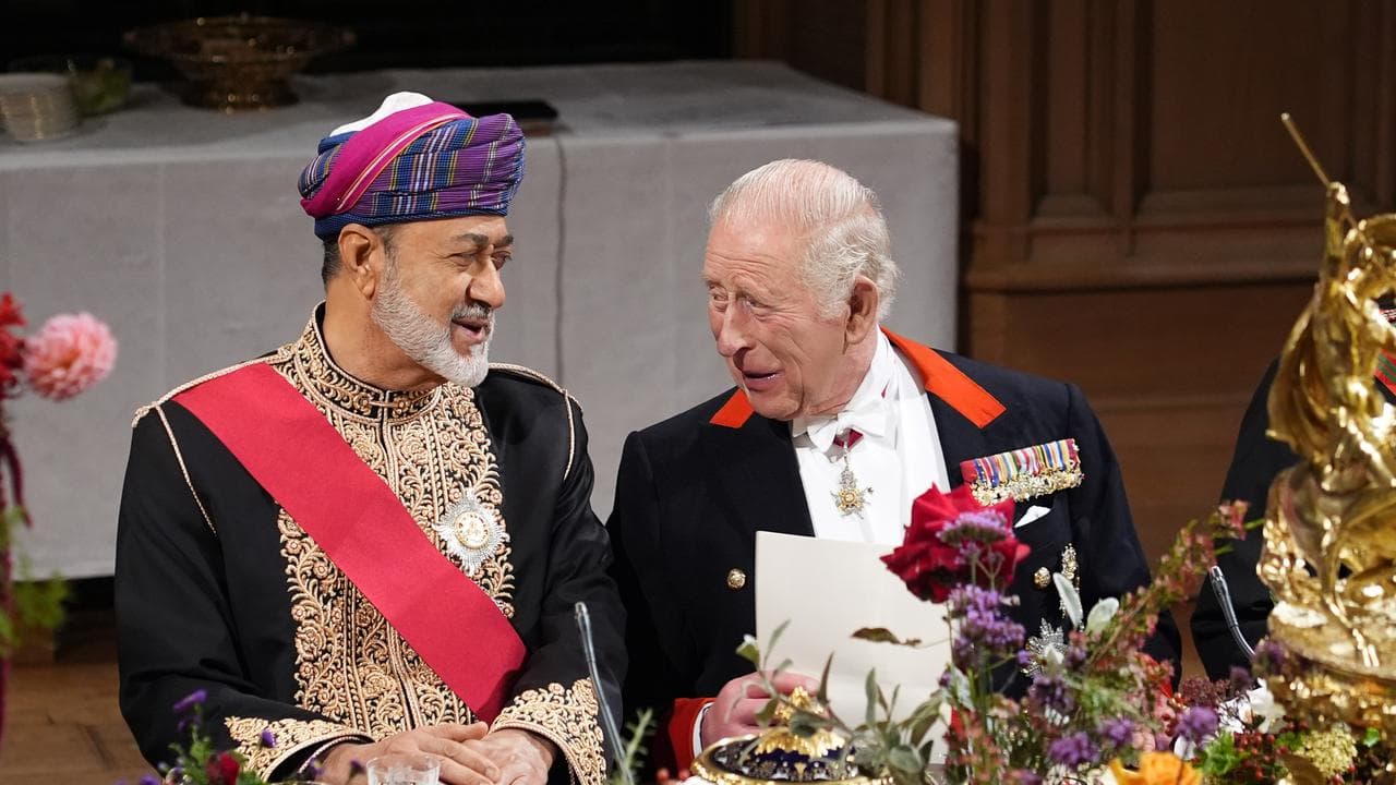 King Charles and Sultan Haitham bin Tarik of Oman