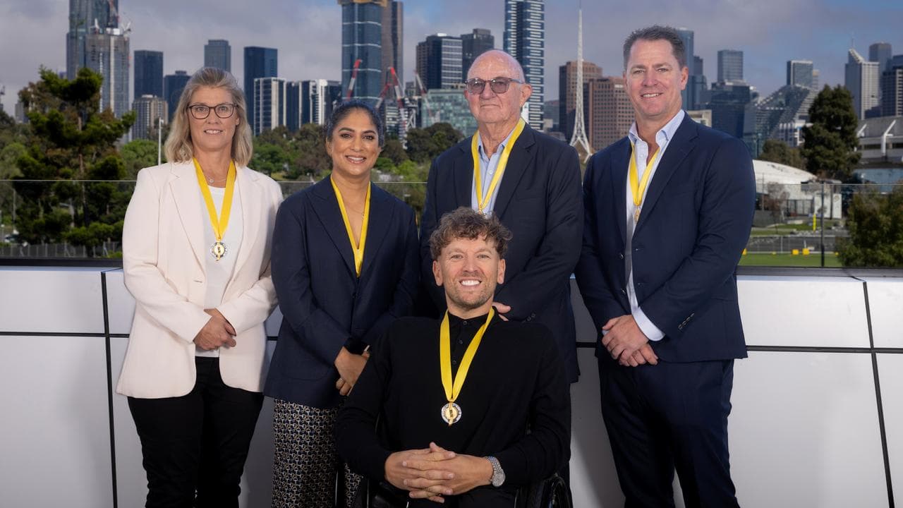 Five of the seven Sport Australia Hall of Fame inductees.