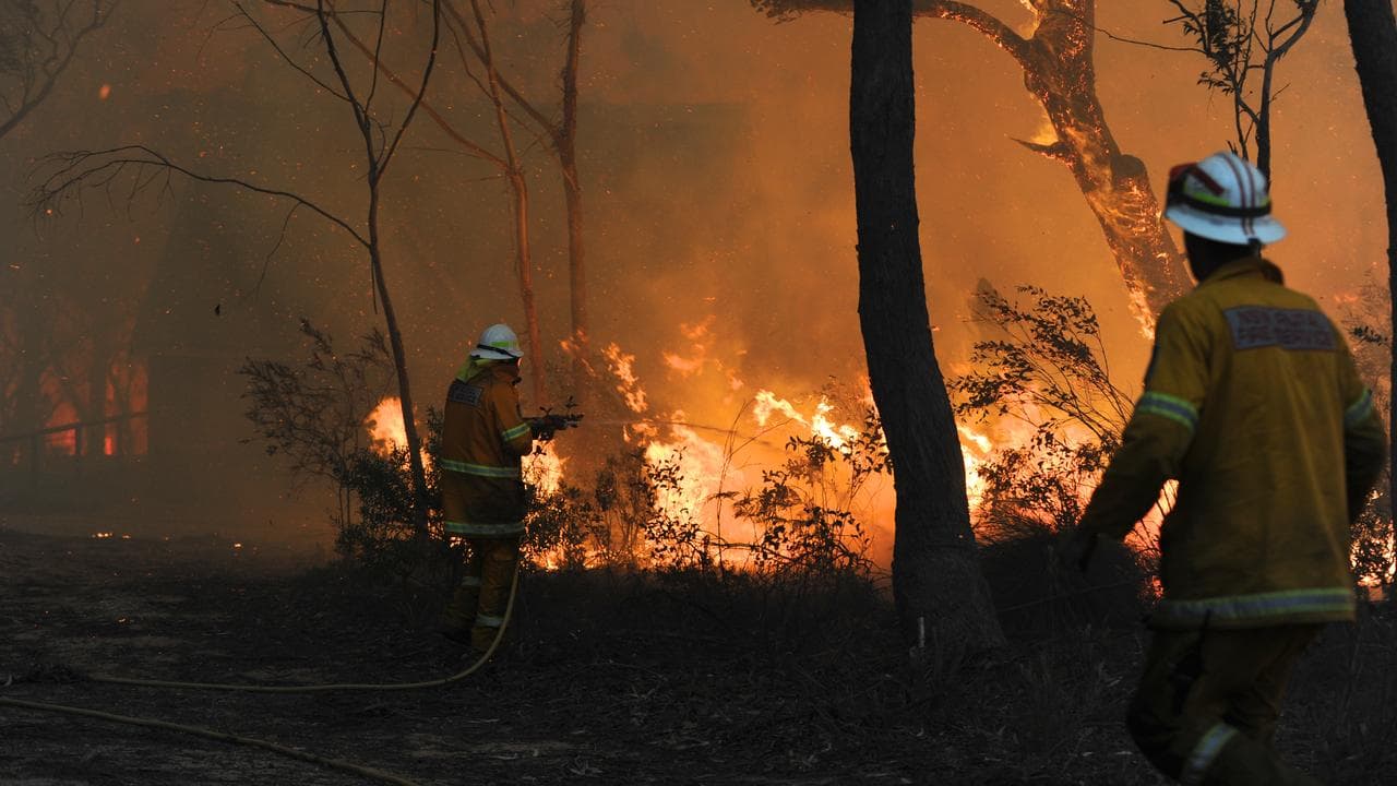 Firefighters battle a blaze (file image)