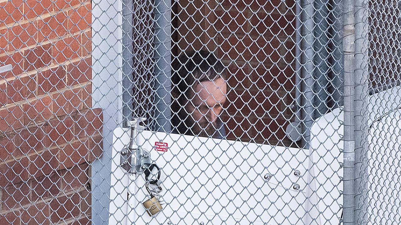 Brendan Nugent departs from the Wangaratta Magistrates Court