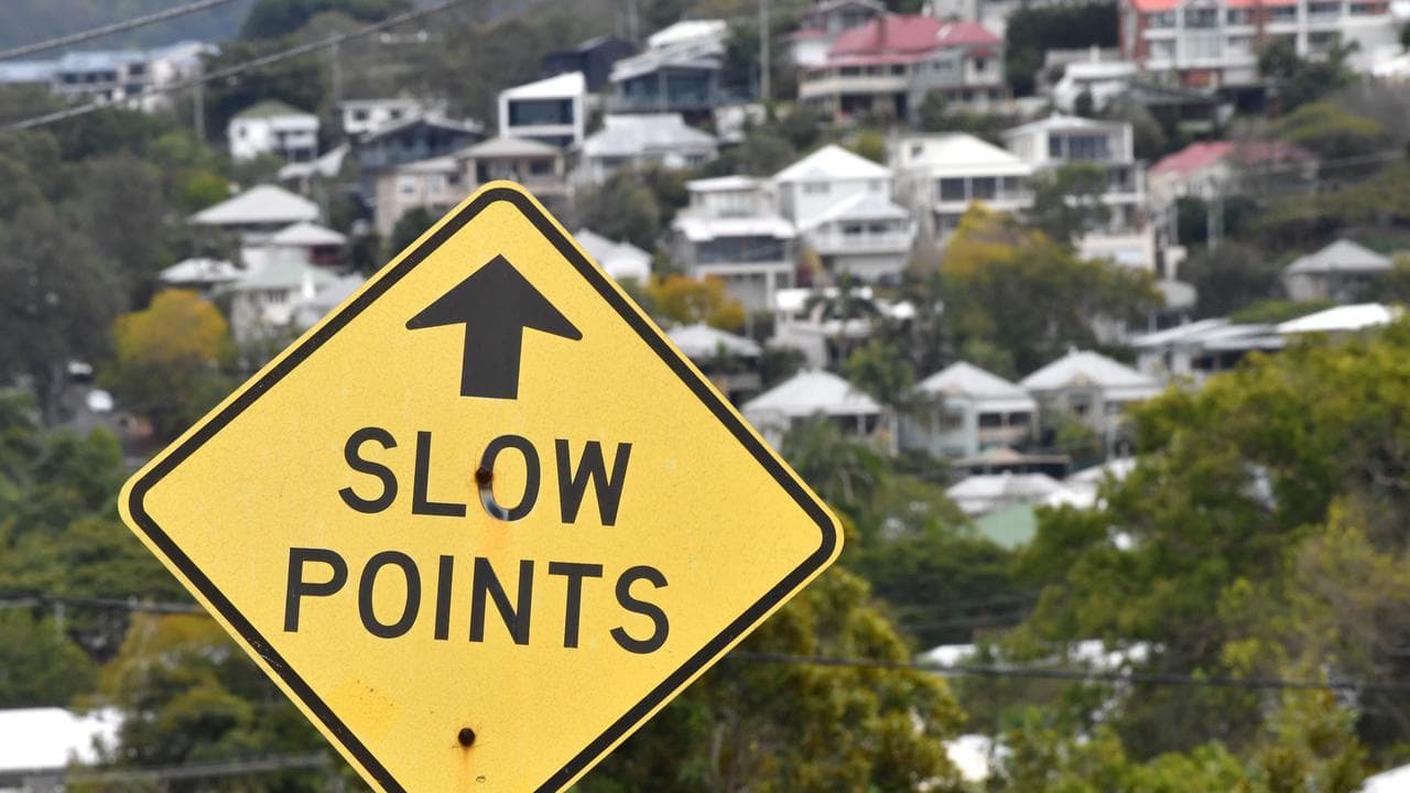 A roadsign and housing (file image)