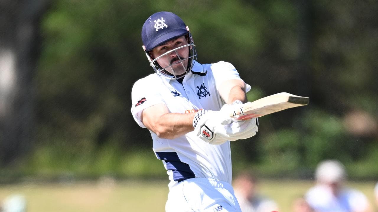 Liam Blackford bats for Victoria. 