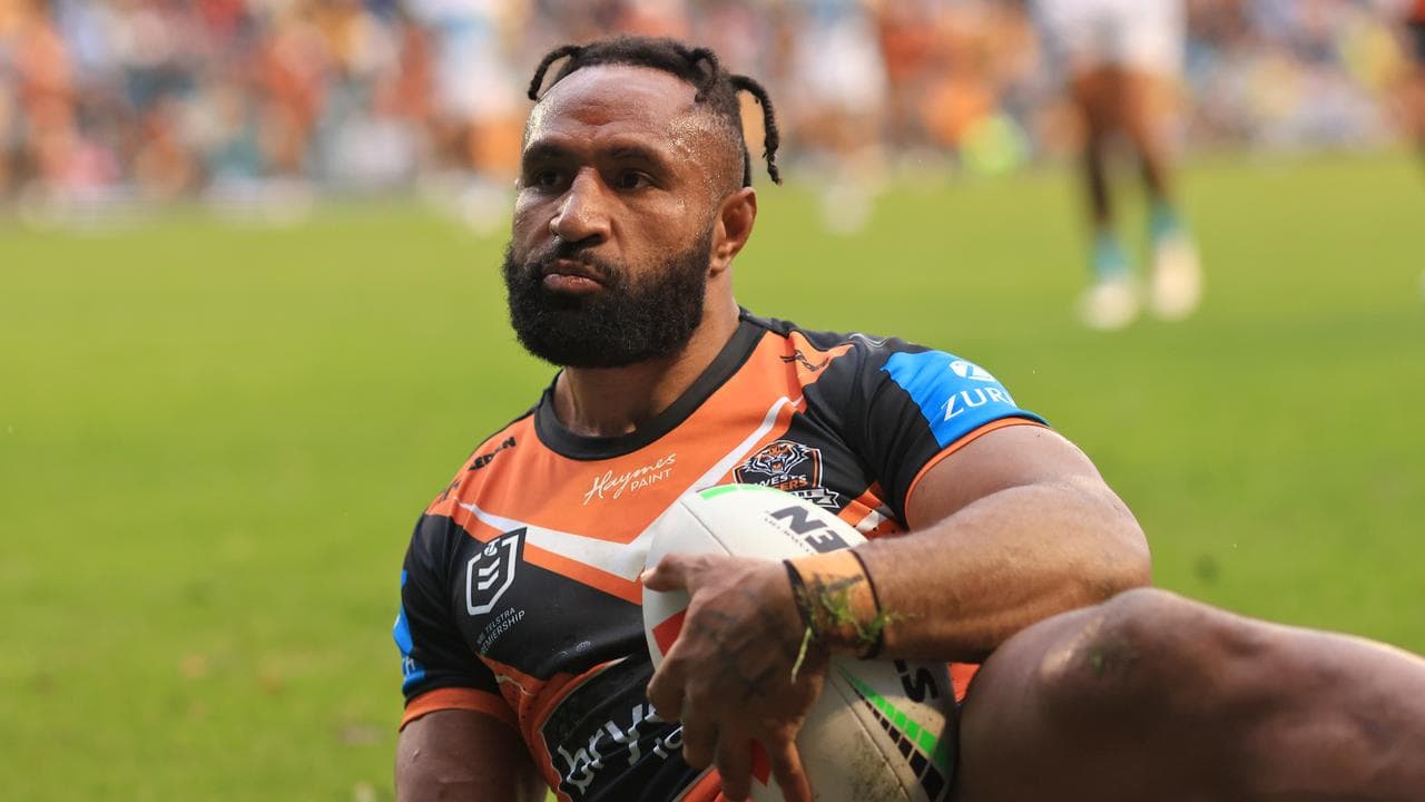 Justin Olam in NRL action.