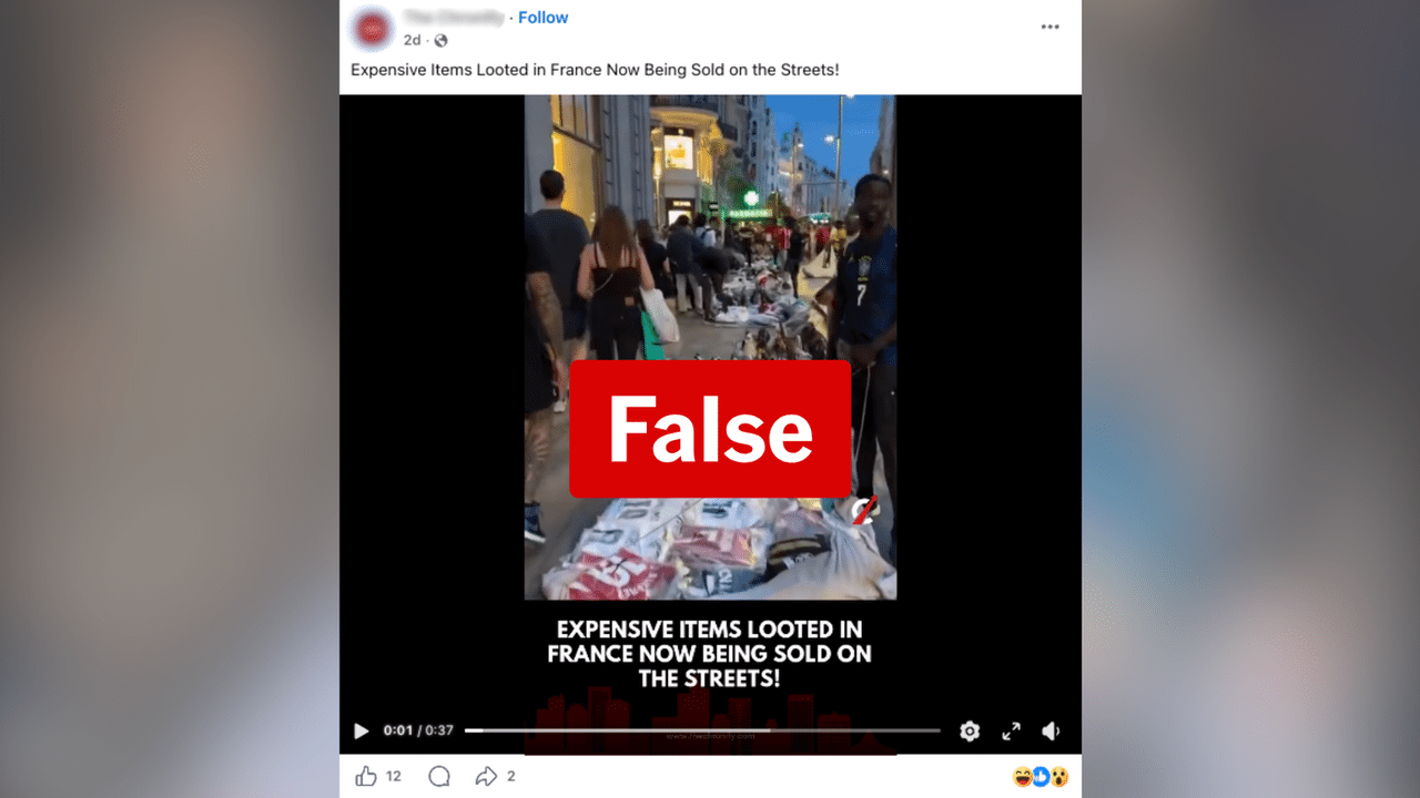 A screenshot of a Facebook post.
