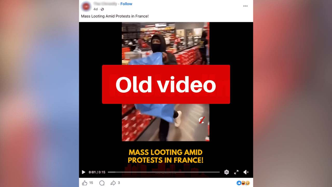 A screenshot of a Facebook post.