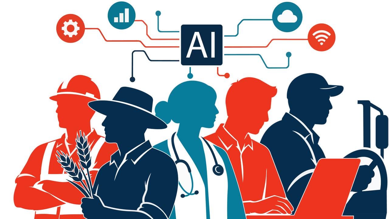 Graphic of workers