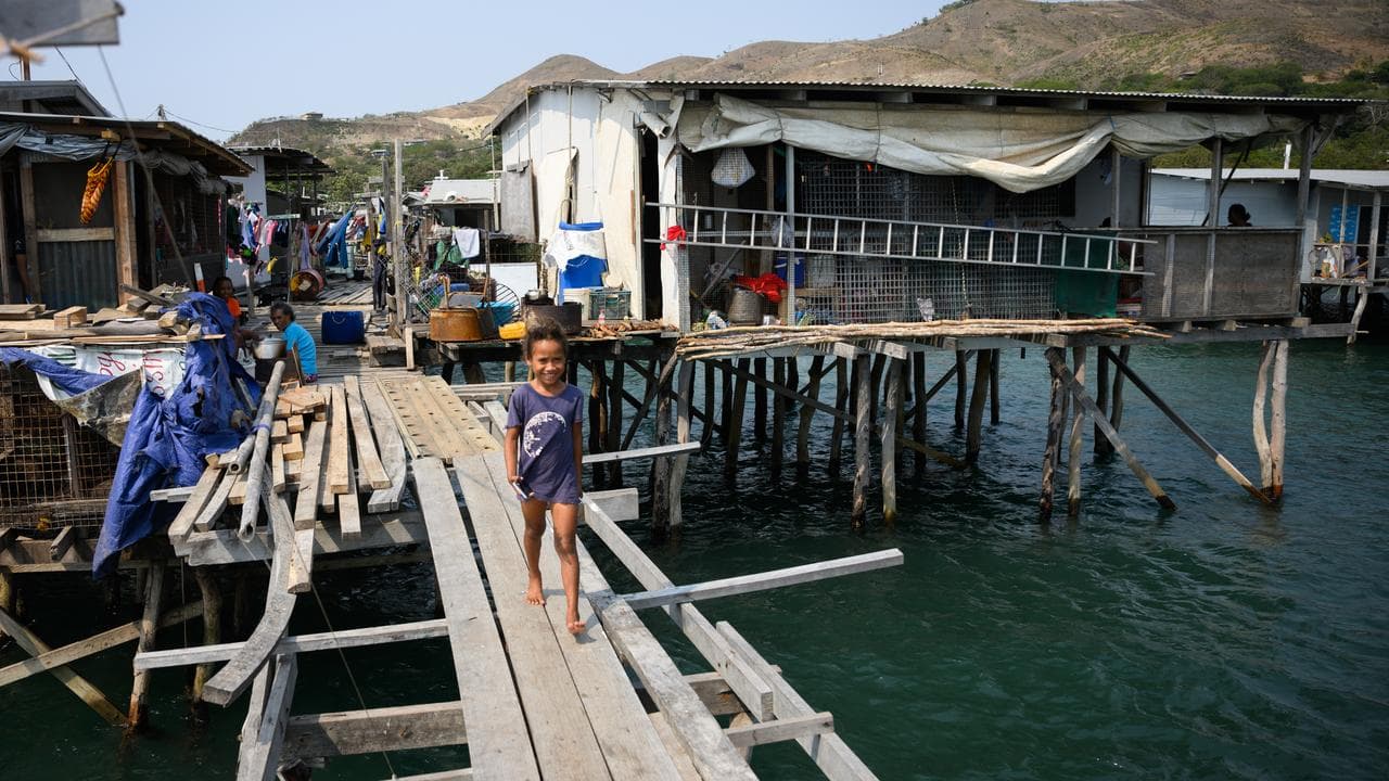 Hanuabada Village is one of the stilt villages in Port Moresby.