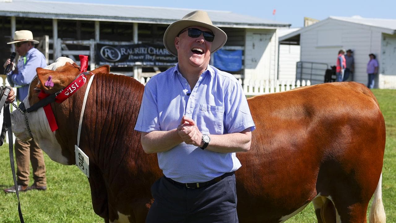 NZ Prime Minister Christopher Luxon on the campaign trail in Hastings