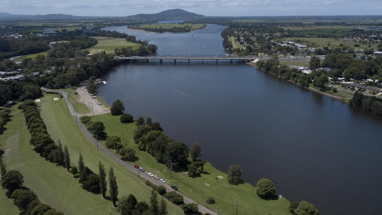 aerial view of Nowra and the Shoalhaven River