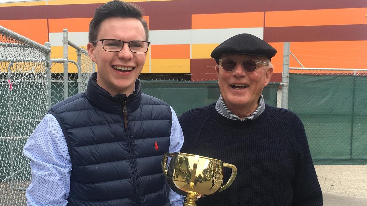 Joseph O'Brien and part-owner Lloyd Williams