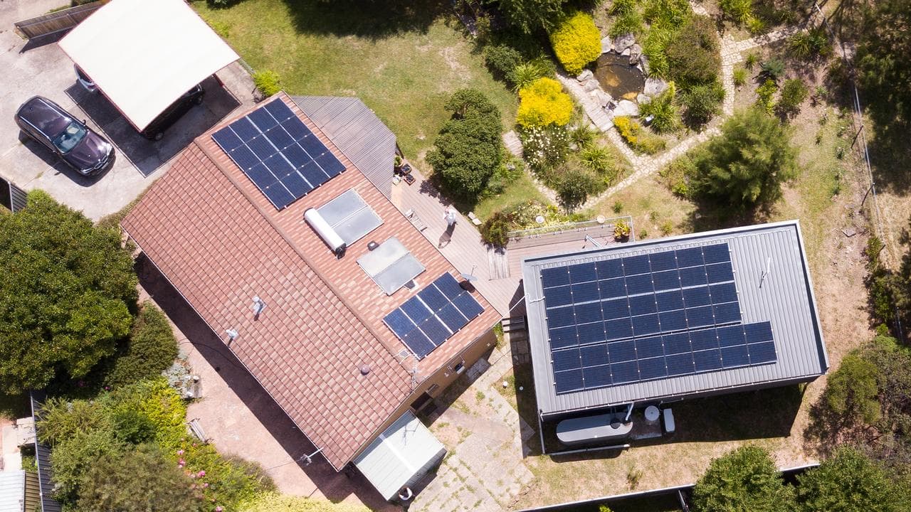 A residential rooftop solar unit (file image)