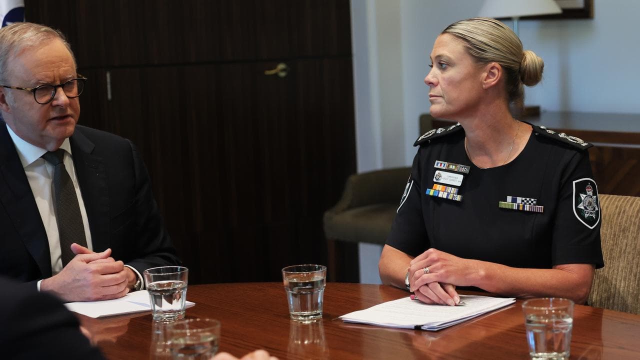 Anthony Albanese and Krissy Barrett