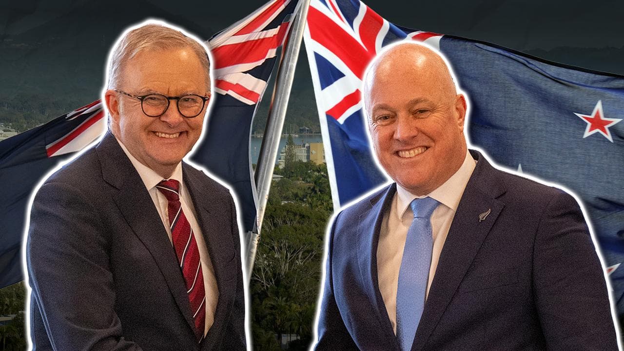 Anthony Albanese and NZ Prime Minister Chris Luxon,