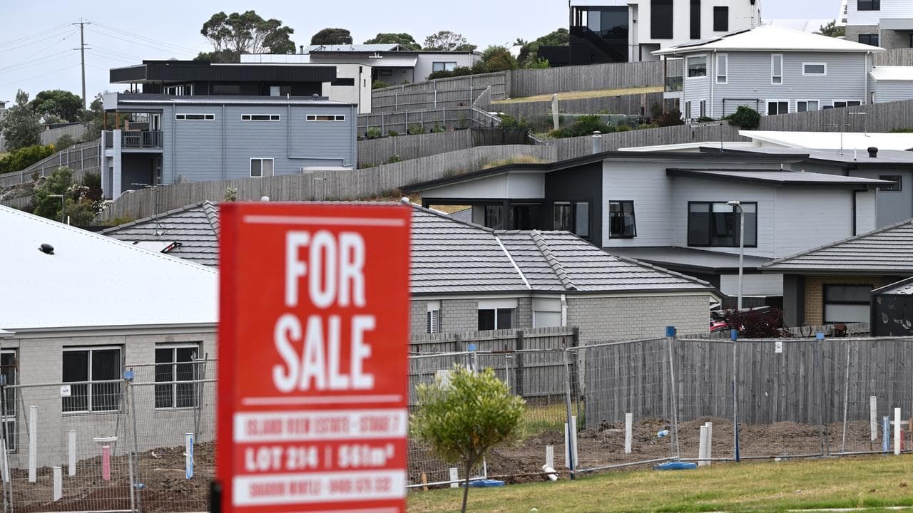 New houses and land for sale (file image)