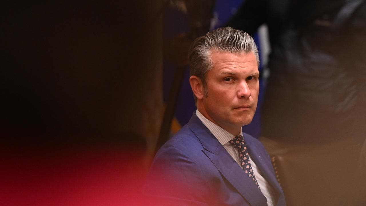 US Secretary of War Pete Hegseth at the White House, October 20, 2025.