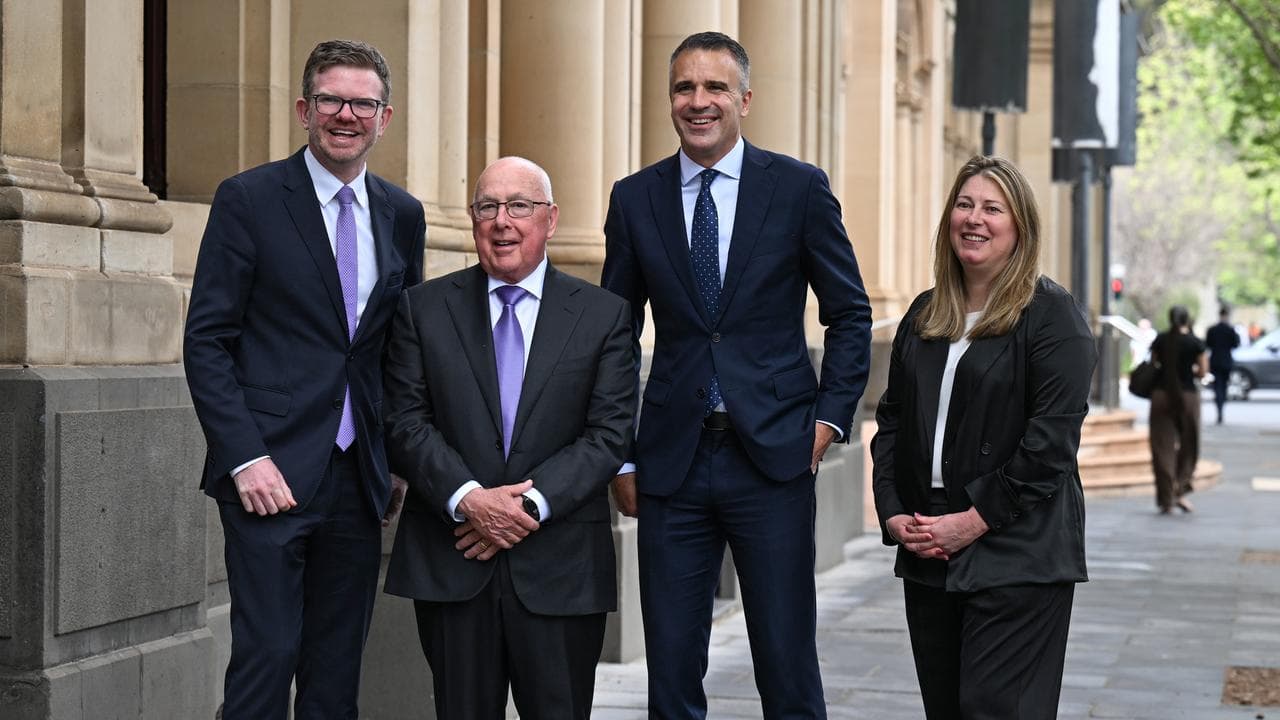 Chris Picton, Iain Ross, Peter Malinauskas and Kate Pounder