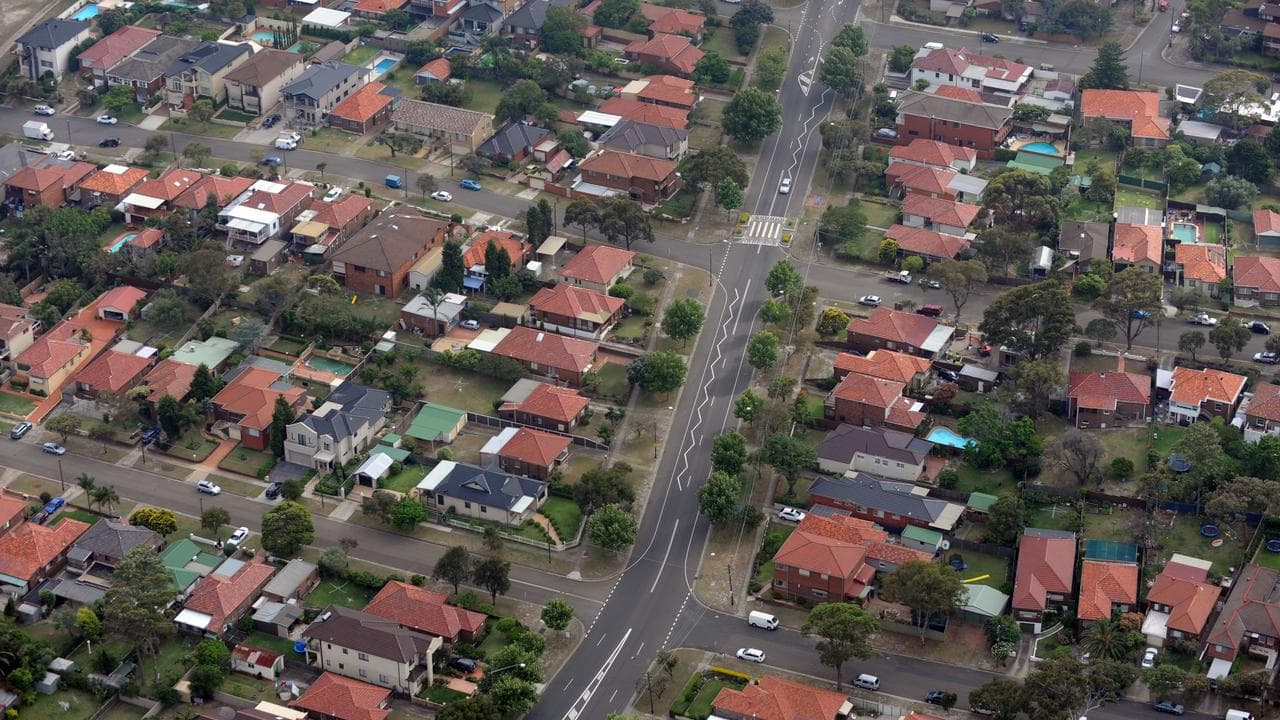 aerial view of housing in Maroubra