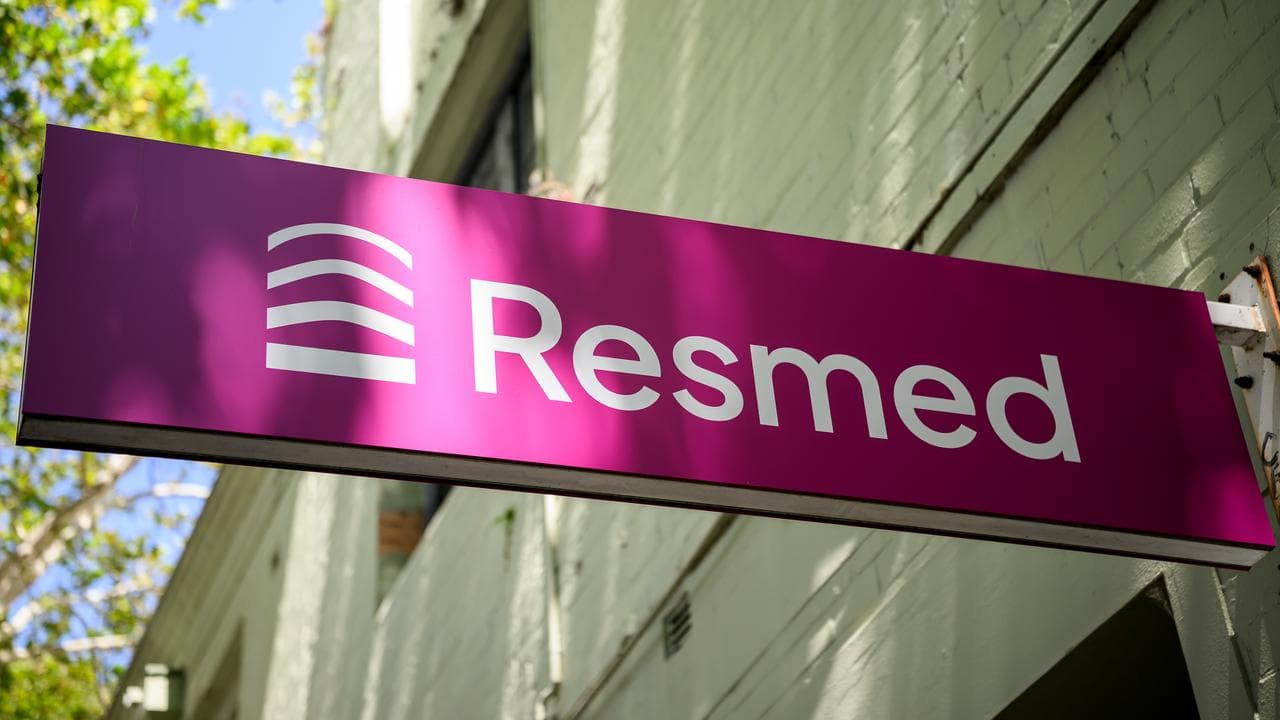 Signage at a ResMed clinic (file image)