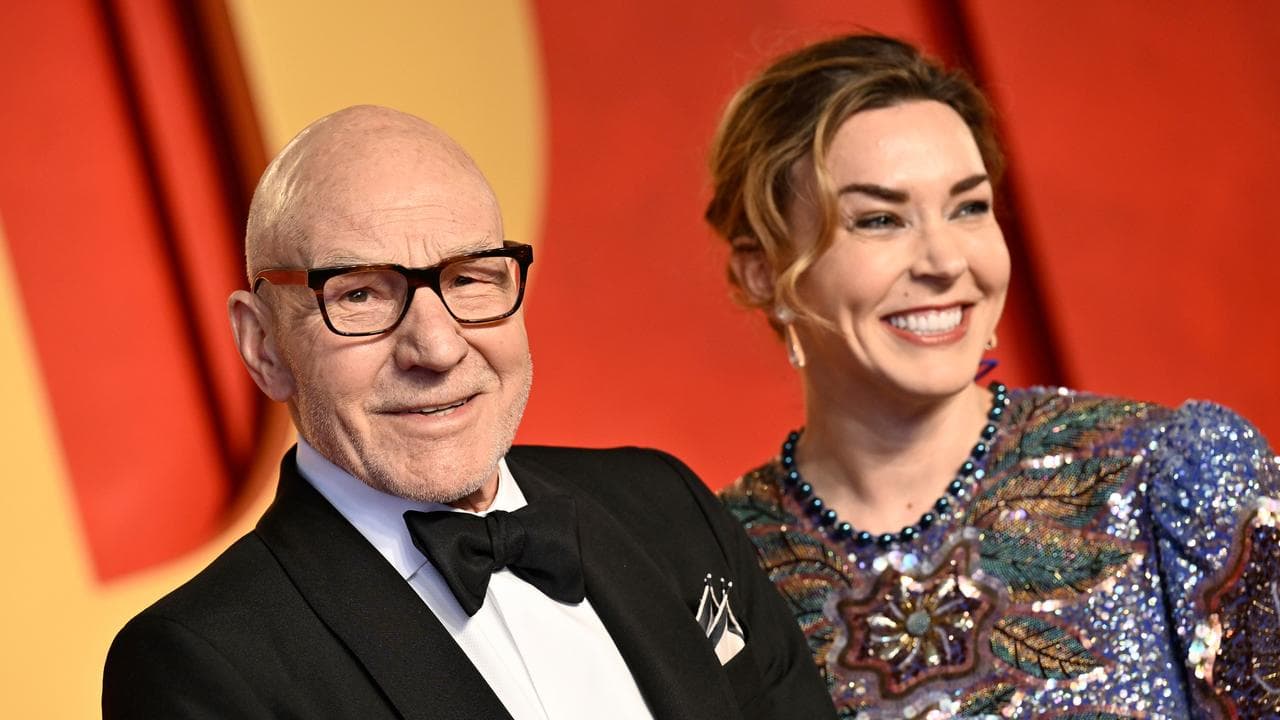 Patrick Stewart and Sunny Ozell in 2024