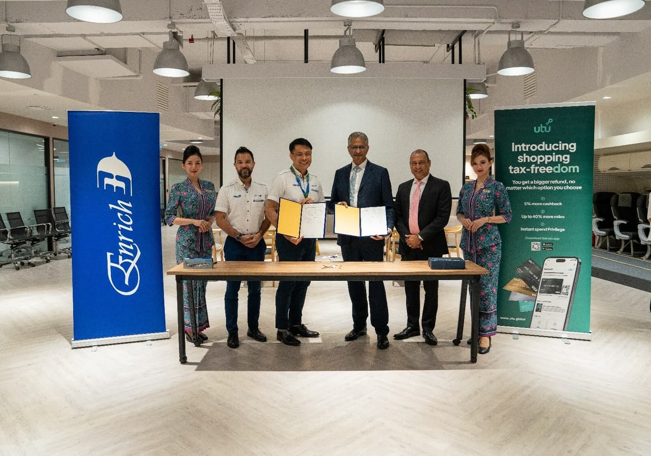 Rewards Beyond Borders: utu and Enrich, the Loyalty programme of Malaysia Airlines enable Enrich Members to earn Enrich points through VAT Refunds