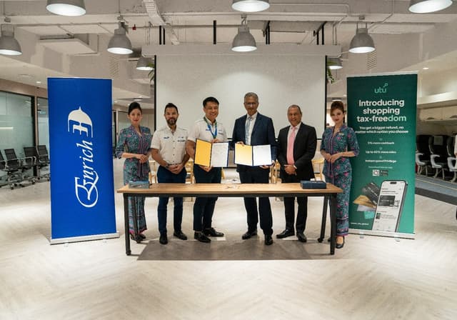 Rewards Beyond Borders: utu and Enrich, the Loyalty programme of Malaysia Airlines enable Enrich Members to earn Enrich points through VAT Refunds