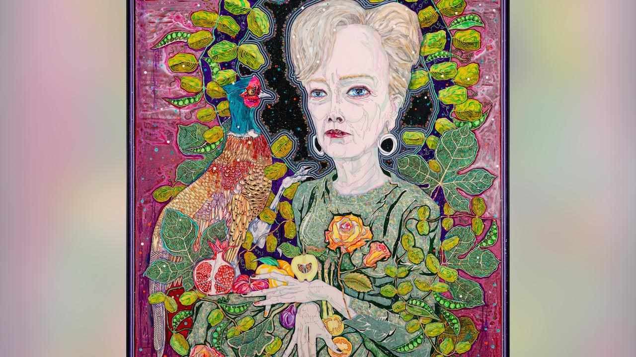 The artist and the chef unveil a much-loved portrait