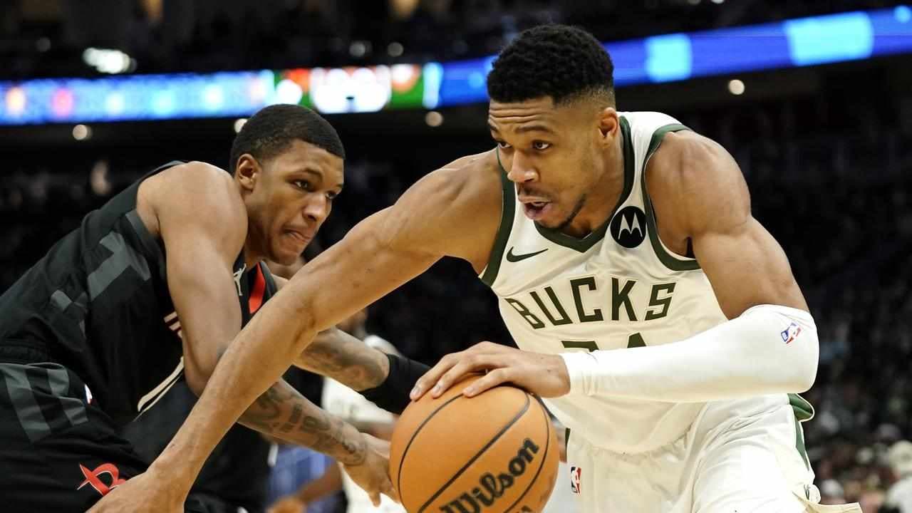 Giannis breaks Bucks record in NBA win over Houston