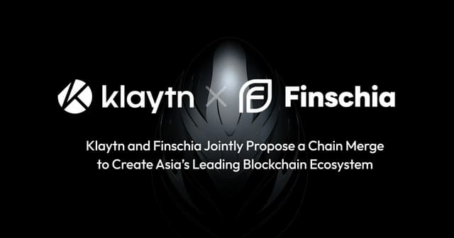 Klaytn and Finschia Jointly Propose a Chain Merge to Create Asia's Leading Blockchain Ecosystem