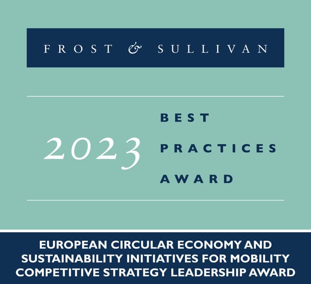 Valeo Applauded by Frost & Sullivan for Minimizing Resource Consumption, Supporting Greener Mobility, and Its Competitive Strategies