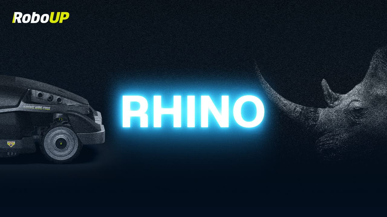 RoboUP Introduces the Genesis of Rhino 1 Robot Mower: Strength, Resilience, and Evolution in Design