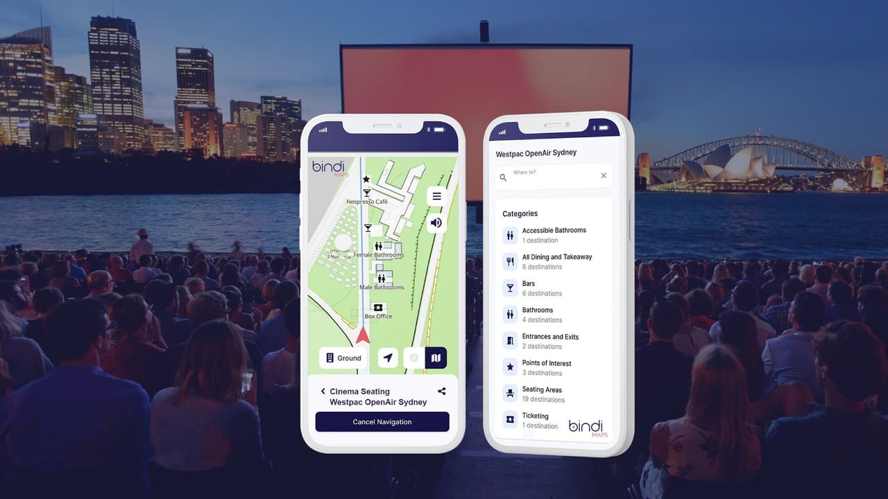 BindiMaps selected by Westpac OpenAir Cinema to create most inclusive season "ever"