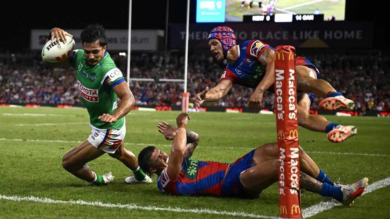 Raiders run rampant over Knights in 28-12 NRL win