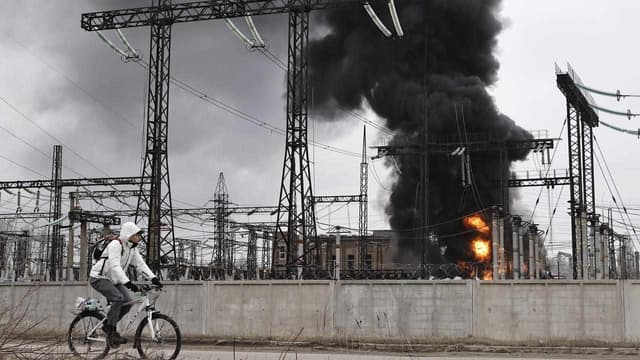 Russia hits Ukraine facilities in 'retaliation' strikes