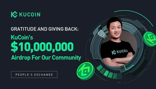 KuCoin Announces $10 Million Gratitude Airdrop in KCS and BTC for Community Support