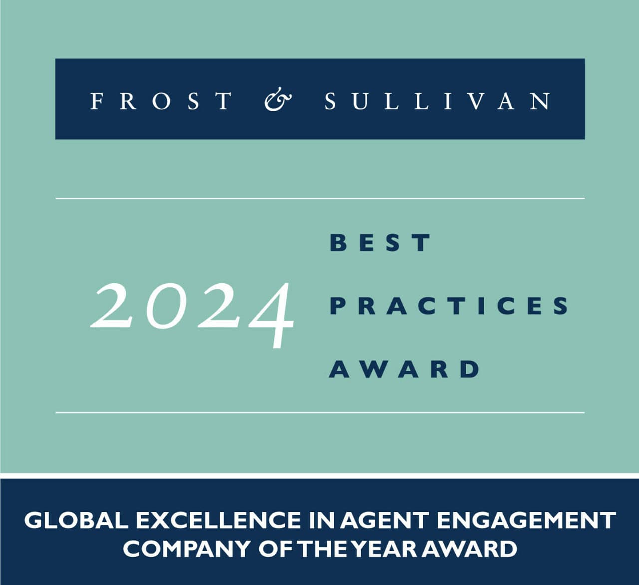 Teleperformance Recognized with Frost & Sullivan's 2024 Global Company of the Year Award for Enhancing Agent Engagement with the Latest AI Technologies
