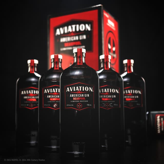 Aviation American Gin to Release Six Specialty Bottles Inspired by Highly-Anticipated Marvel Studios' "Deadpool & Wolverine"