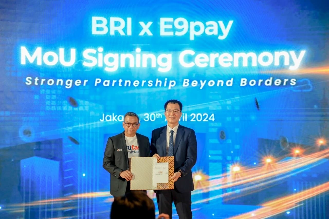 Leading Indonesian Bank BRI Invests in Financial Inclusion with Korean Fintech E9pay through MoU