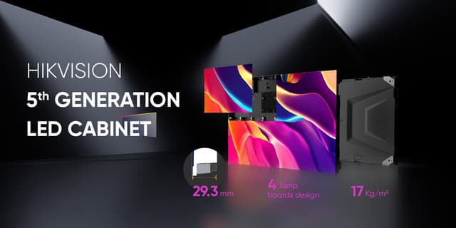Hikvision launches the 5th generation LED cabinet with breakthroughs in performance and convenience