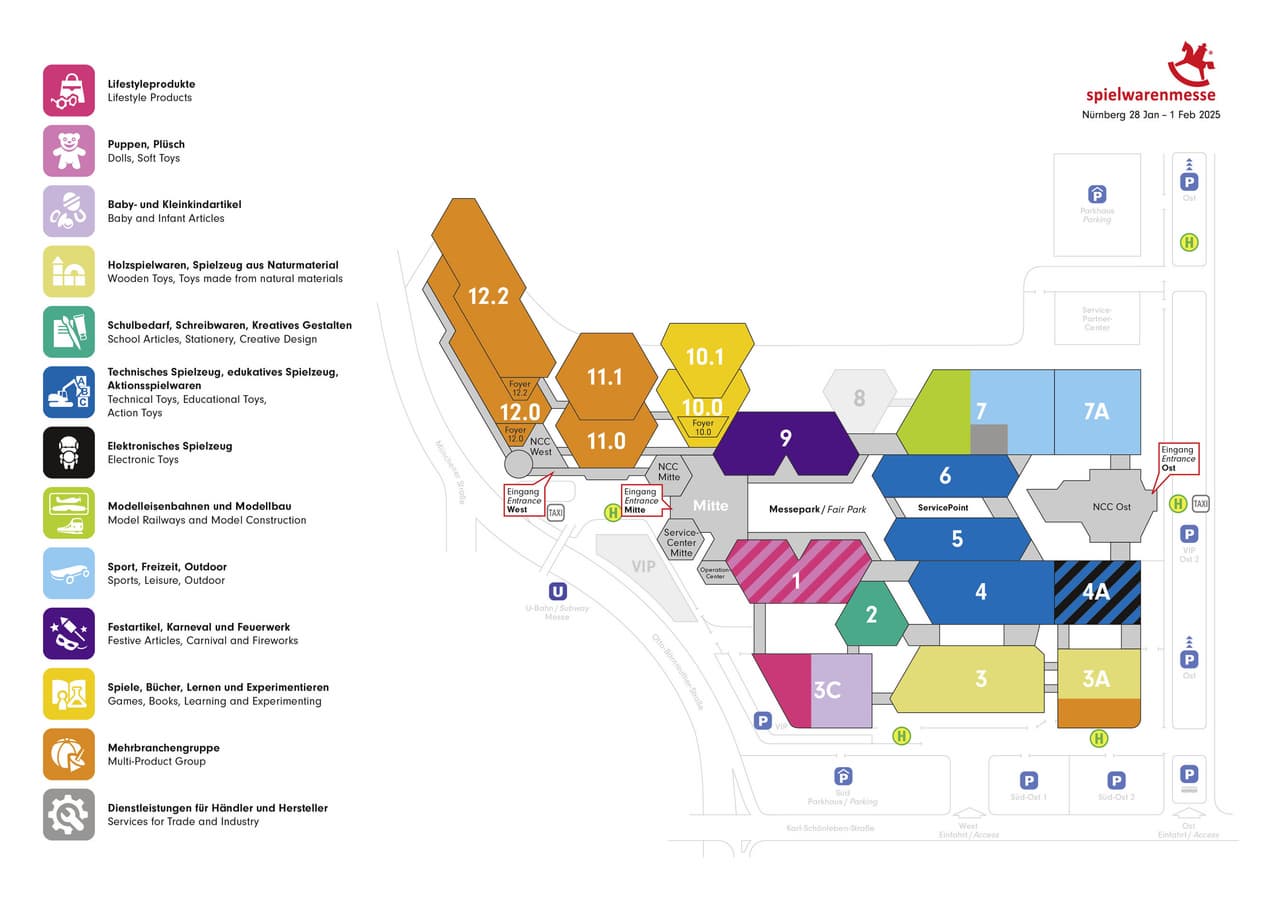 Spielwarenmesse 2025: Forward-looking arrangement of halls for the perfect visitor experience