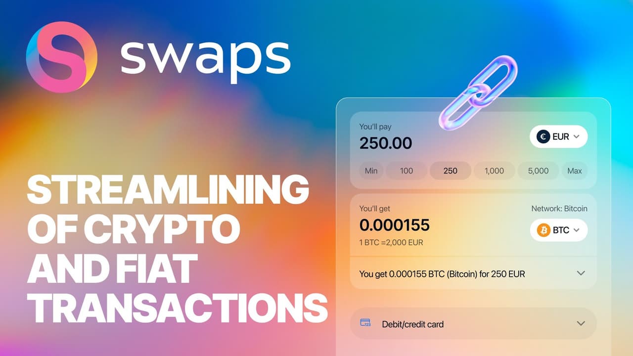 Swaps Launches Innovative Payment Links for Crypto and Fiat Transactions