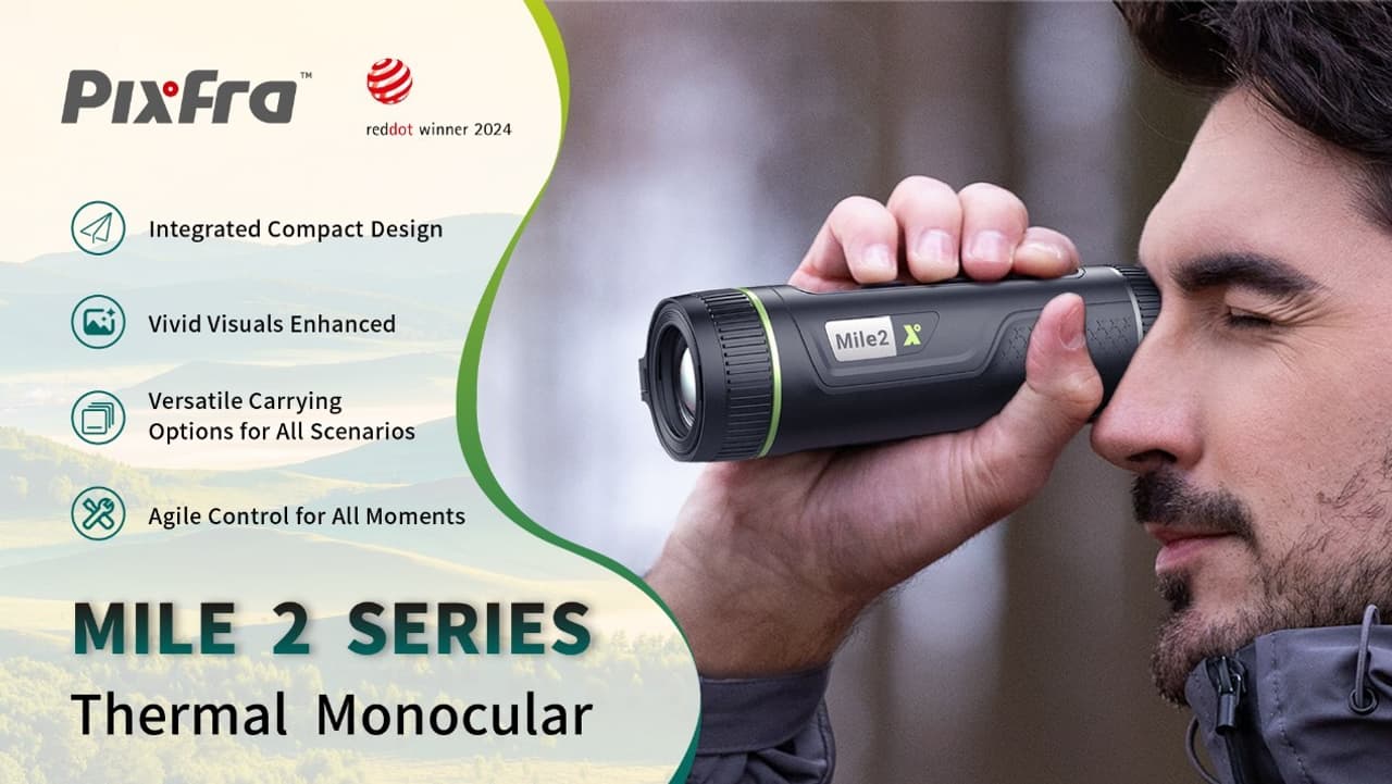 A new breakthrough in thermal monocular----Pixfra Mile2 Series