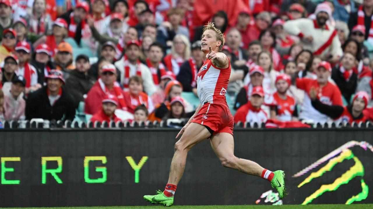 Heeney, Warner star as Swans crush Blues at SCG