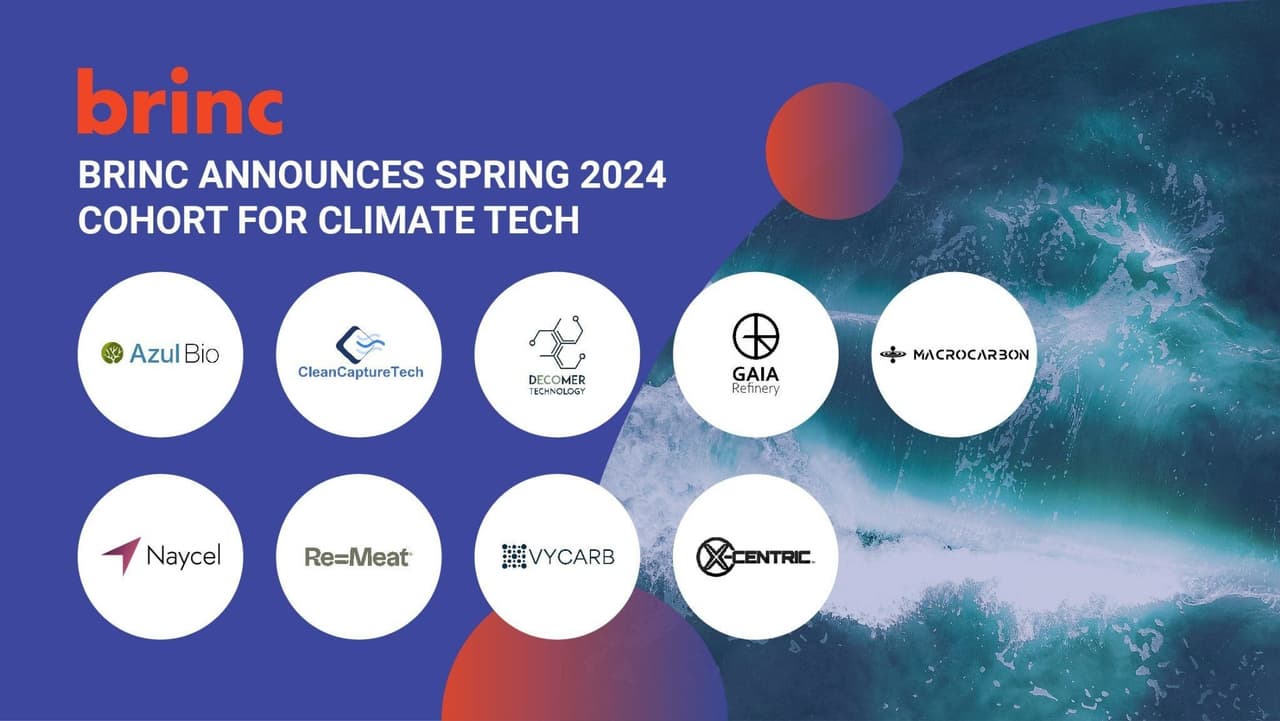 Brinc Announces Spring 2024 Cohort: Climate Tech