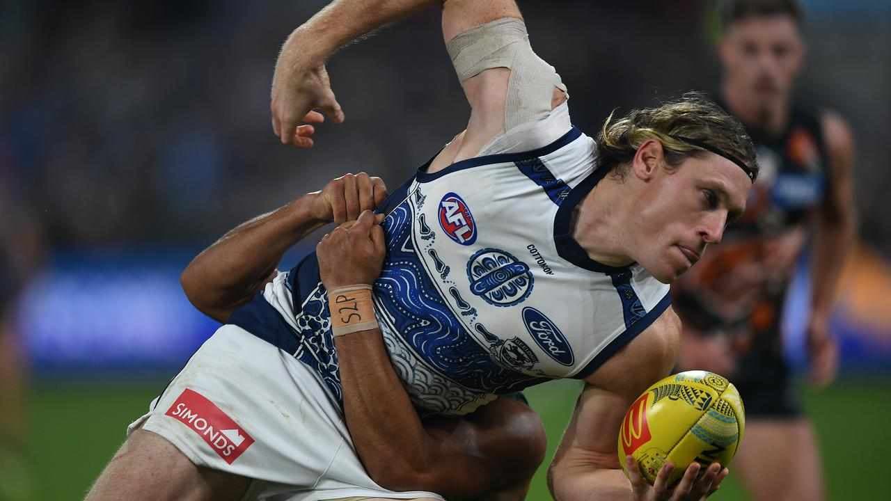 Cats duo banned over high hits on Giants' Whitfield