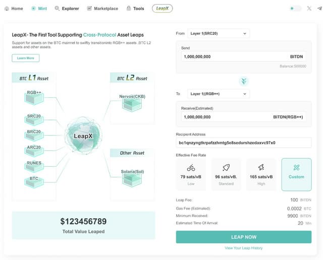 LeapX Unveils Trustless Cross-Chain Era with RGB++: The First Bitcoin Cross-Protocol Asset Leap Tool