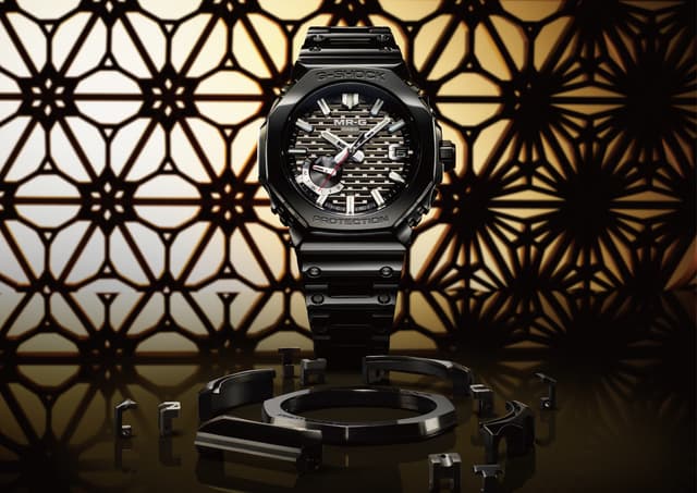 Casio to Release MR-G with Dimensional Latticework Dial Inspired by Functional Beauty of Kigumi Woodwork